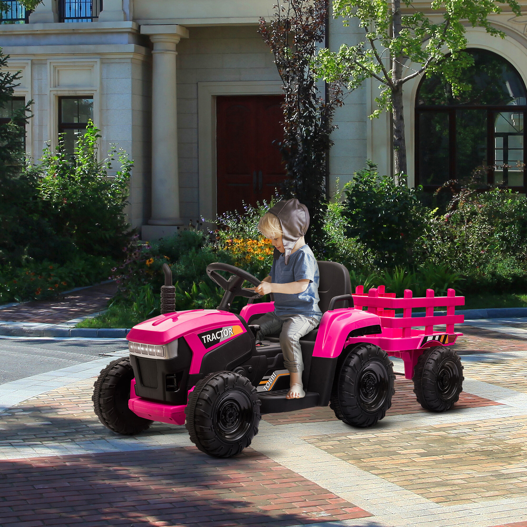 12 volt power wheels sales tractor