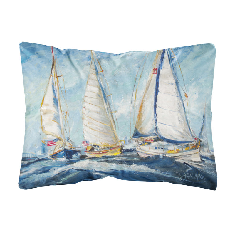 Outdoor Reversible Throw Pillow