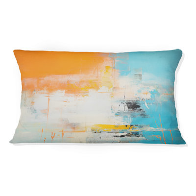 Coussin Serene Submission Of Time Minimal Abstract II