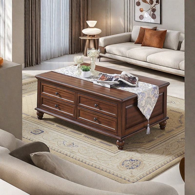 Table basse de style américain