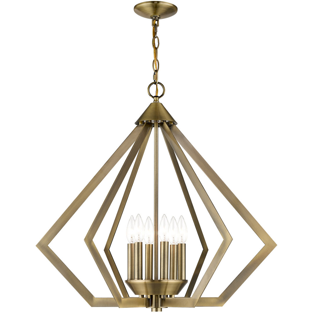 Buckeys 6 - Light Dimmable Chandelier Wade Logan® 