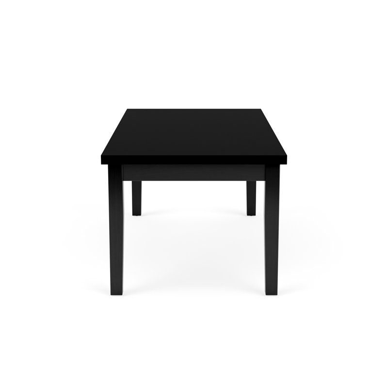 Table basse en bois Lenox, Noir, noir, noir, noir