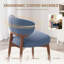 Chaise rembourrée en bois massif-1071630913