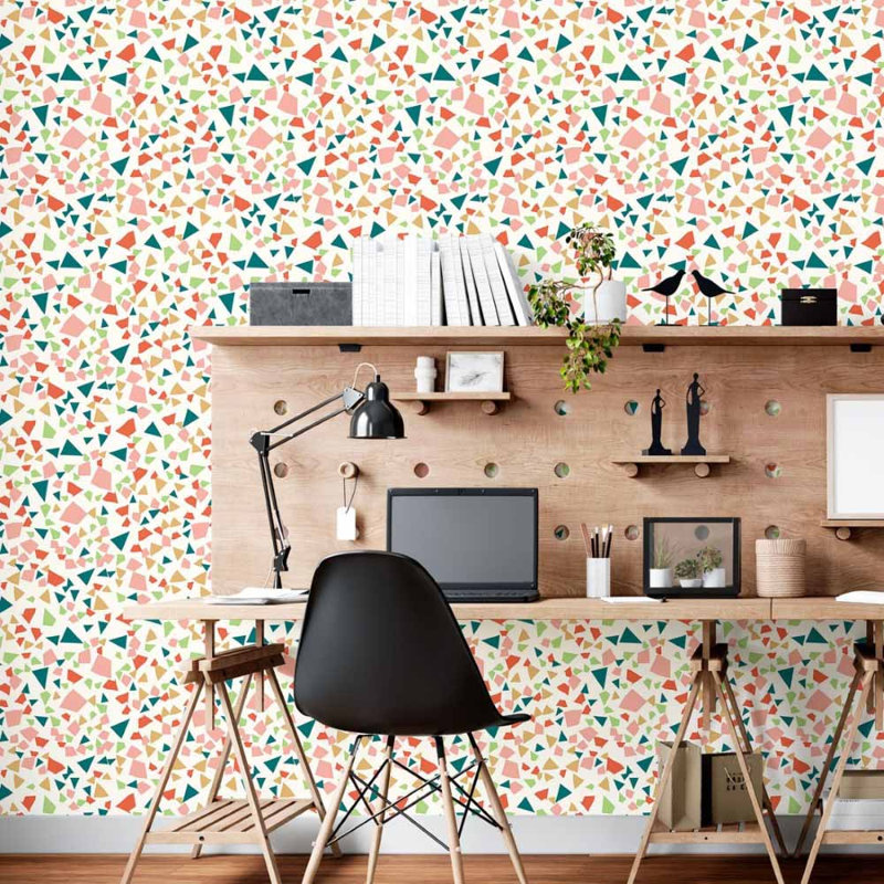 Rouleau de papier peint pelez et collez, L 96 po x l 24 po