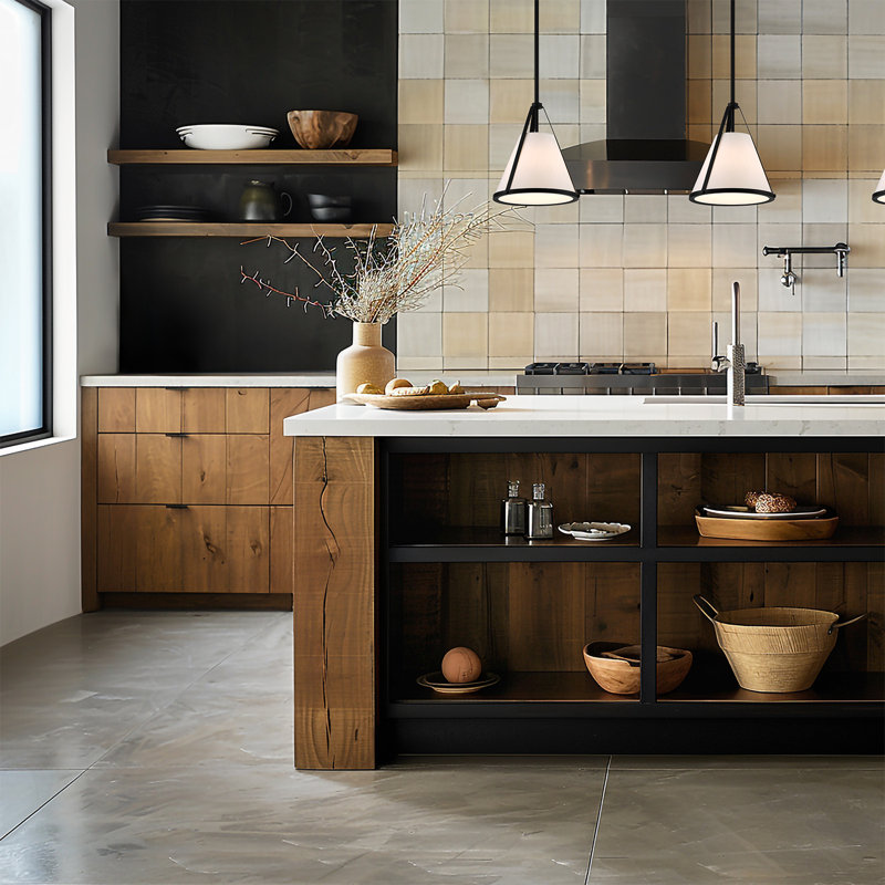 Lanedra 1 Light Pendant, Black