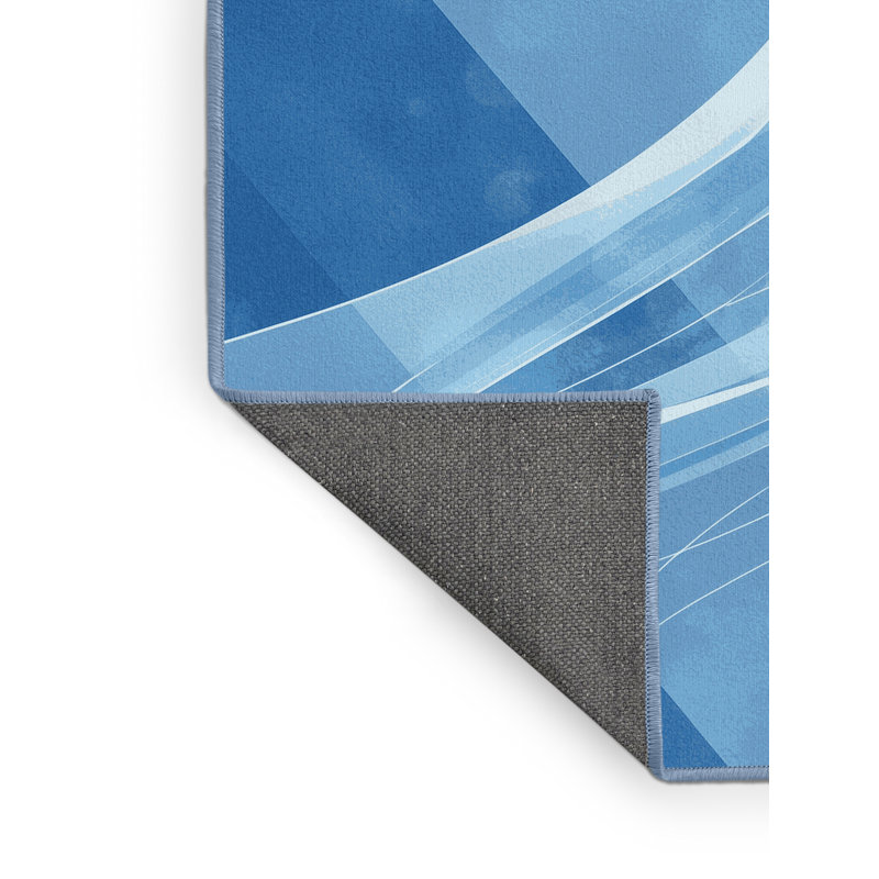 Tapis de couleur unie doux et moelleux Rubio Elemental Air Spirit, 8 x 12