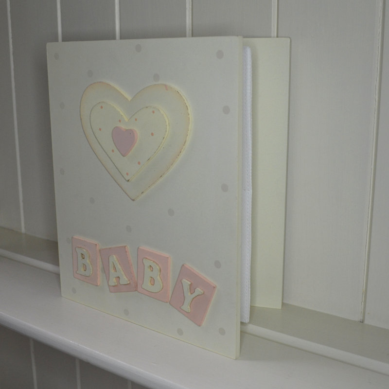 Manufactured Wood People Album, Cream/Pink