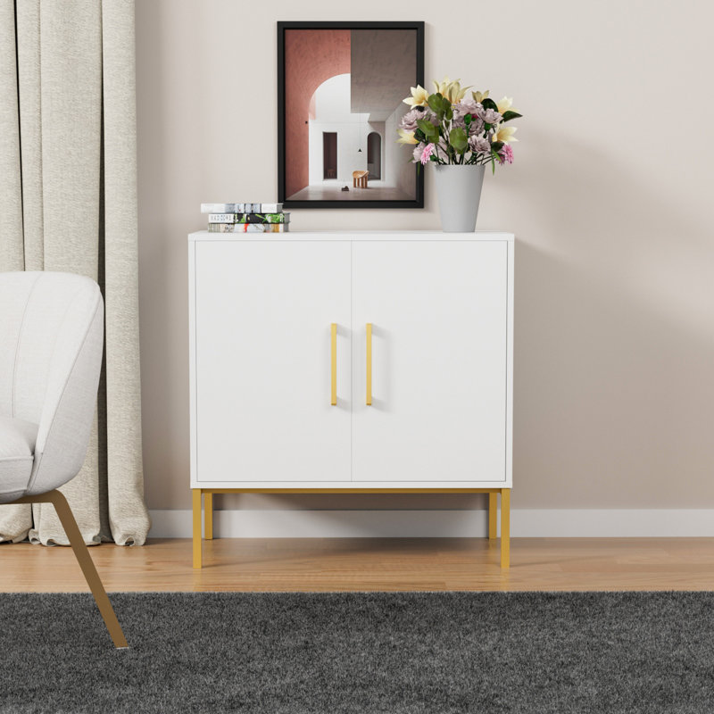Armoire d'appoint Myroslav, Blanc