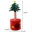 Nid pour chat 2 en 1, structure d'escalade, poteau à griffes en forme d'arbre de Noël, tour pour chat douce et confortable