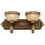 Éclairage pour salle de bain 2 lumières Palatial Bronze