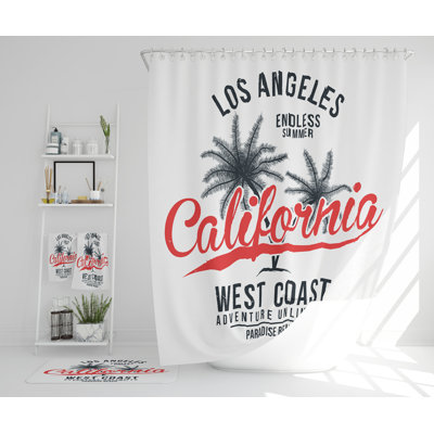 Natayla Polyester Shower Curtain Set