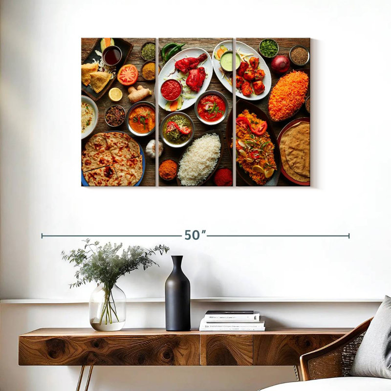 Yarlin Indian Cuisine Specialties, 24" H x 38" W