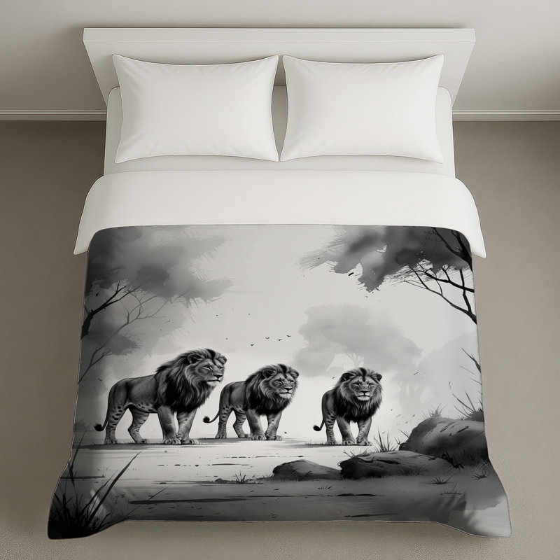 Housse de couette Three Lions, Lit simple