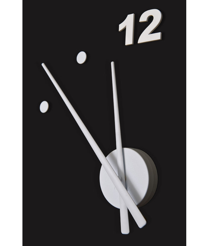 OJ Analog Clock, Medium, Blanco