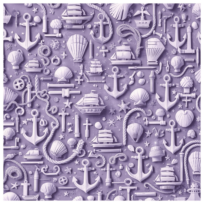 Couvre-lit matelassé Nautical Elements, Double