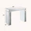 Bureau de coiffeuse en miroir avec incrustation de faux cristal