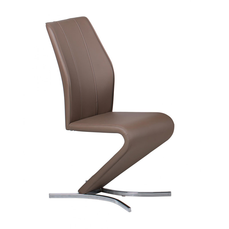 Alessandra Upholstered Dining Chair, Brown