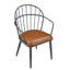 Chaises de salle à manger Abreha recouvertes de similicuir