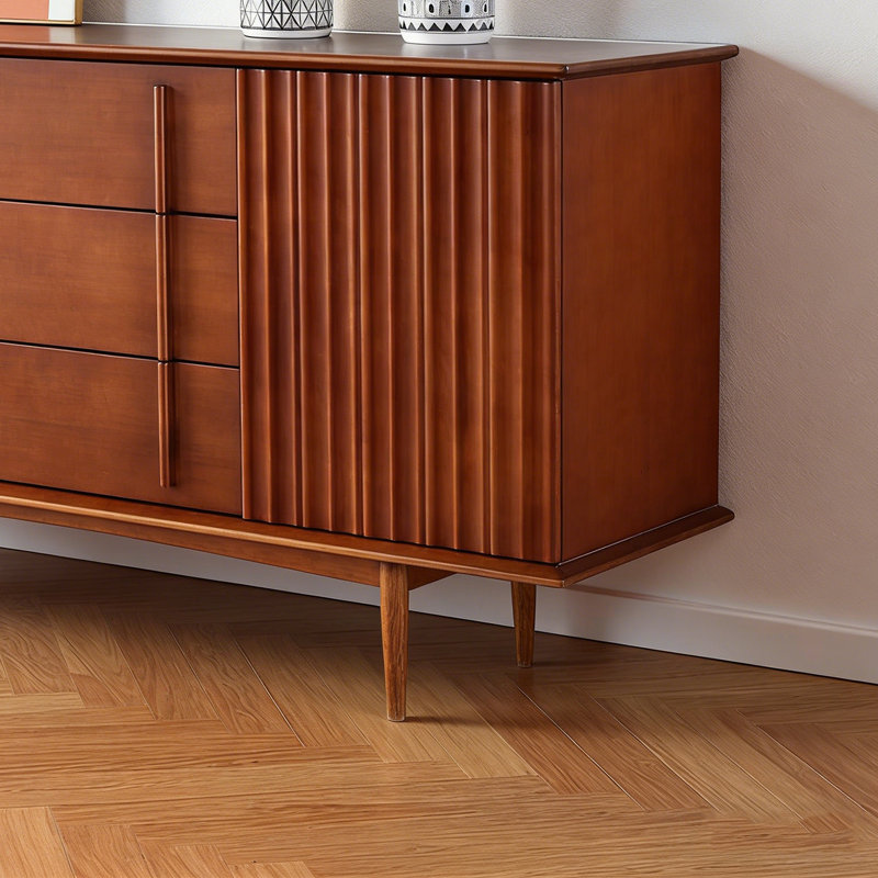Buffet de grande capacité de style médiéval, H 33,46 po x l 70,87 po x P 15,75 po
