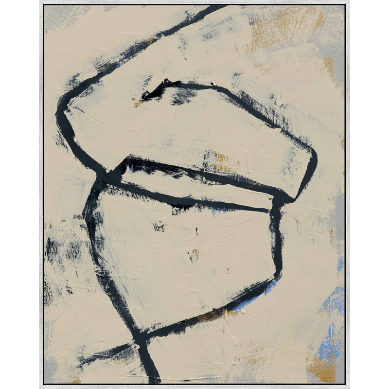 Twisted 2 Print by Jacques Pilon, 20" H x 16" W x 1.25" D, Silver Framed Canvas