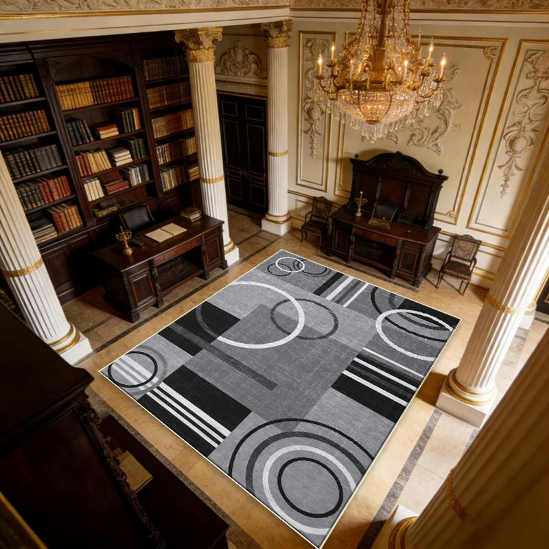 Geometric Pattern Area Rug, Soft And Lightweight, Suitable For All Seasons, Easy To Maintain And Easy To Clean, Machine Washable Carpet Floor Mat, Suitable For Living Room, Bedroom, Hallway, Balcony, Patio, Room Decor, Home Decor, Outdoor Decor