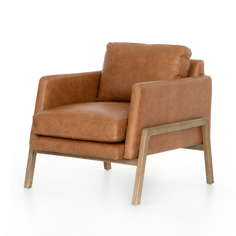 Diana Club Chair, Sonoma Butterscotch Top Grain Leather
