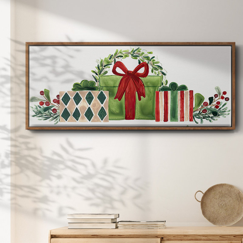 Woodland Holiday Collection - Toile avec cadre en D, H 20 po x l 50 po