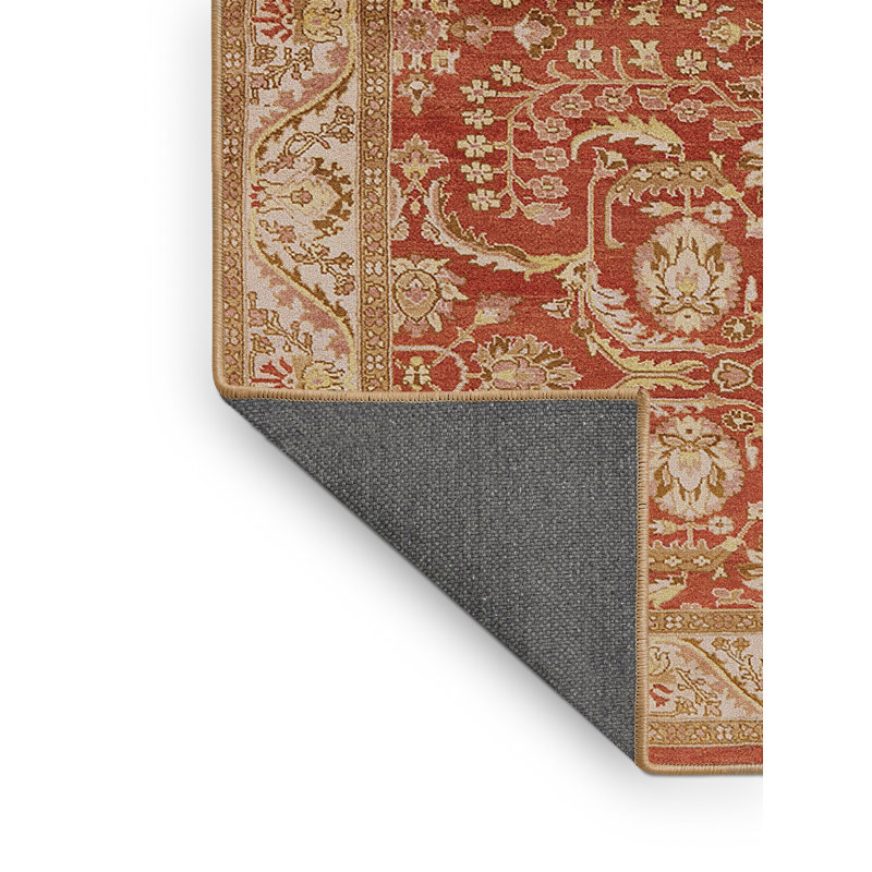 Tapis oriental rouge / beige, Rectangle 5 pi x 7 pi