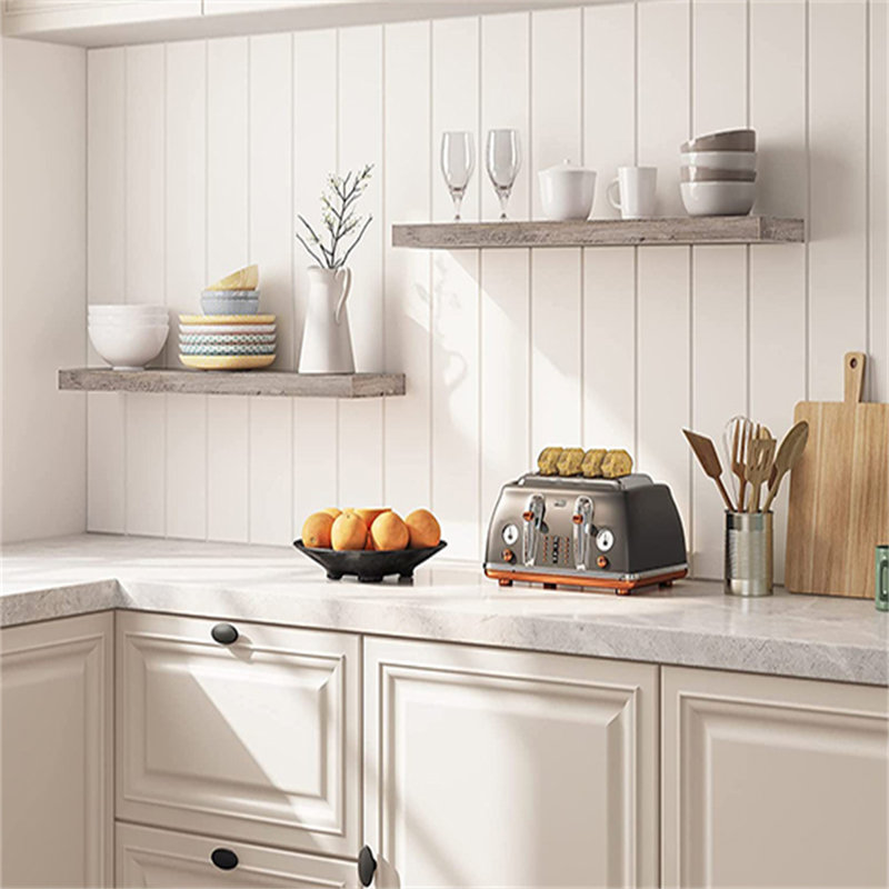 2 Piece Floating Shelf, Gray