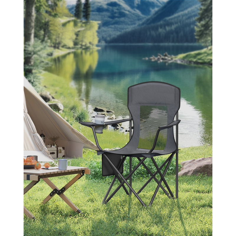 Folding Camping Chair, Grey