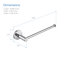 Barre à serviettes murale 10 "-53162358
