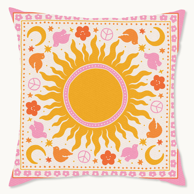 Housse de coussin en polyester