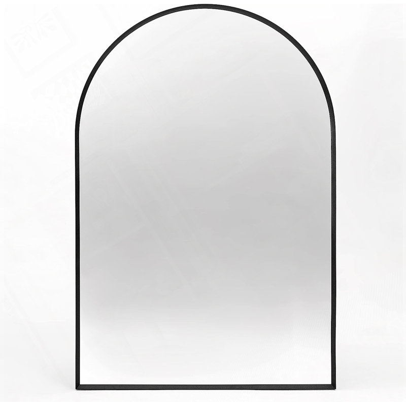 24x36 Arched Bathrrom Mirror, Black