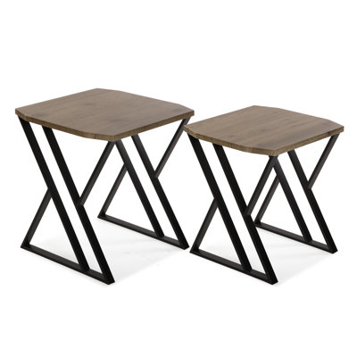 SET OF TWO AUXILIARY TABLES