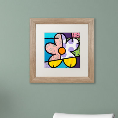Divina Big Flower IV, reproduction sur toile encadrée