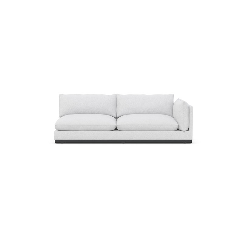 Camden Sofa, White Polyester