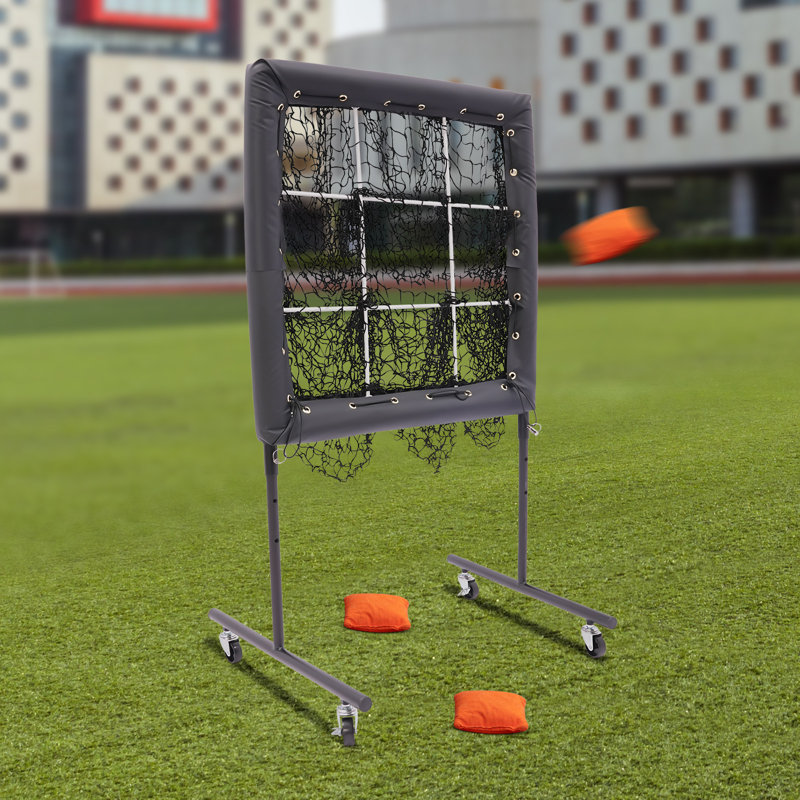 Black Baseball Training Equipment Net For Hitting Pitching Practice