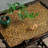 Handcrafted Bamboo Table Carbonized Weave Spacious