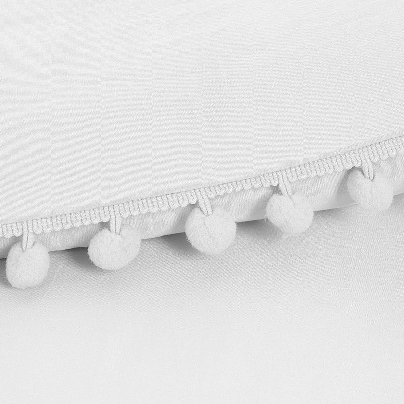 Bed Frame Brackets, King, White