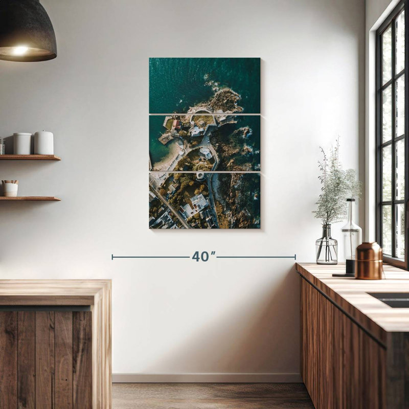 Masam vue de Forty Foot Dublin, H 38 po x l 24 po