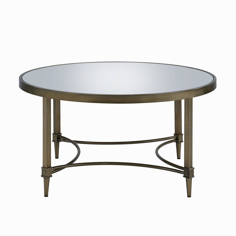 Table basse d'intérieur, table d'appoint en métal
