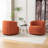 Musaab Upholstered Swivel Barrel Chair-1871786259