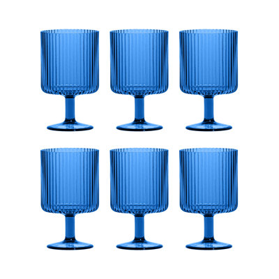 Laya Fluted Acrylic Goblet