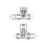 Designer Valves Straight 15Mm X 1/2" Thermostatic For Heated Towel Rail Radiator Pair-1368629613