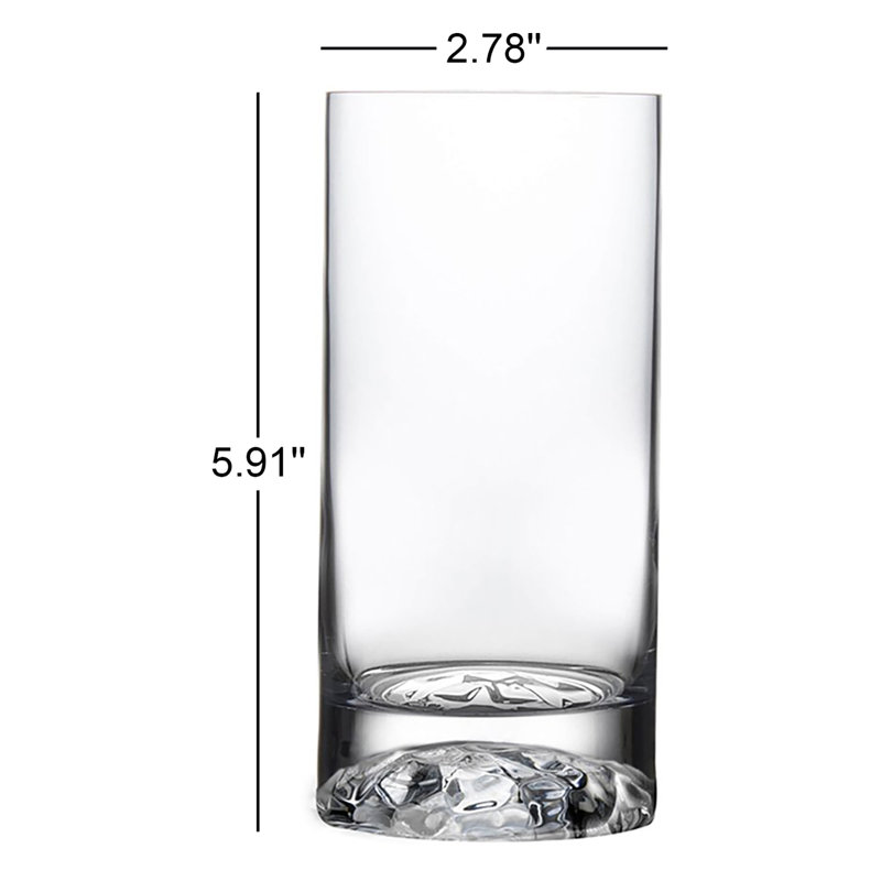 Club Crystal Highball Glass, 14.2 Oz