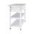 Stainless Steel Table Top Kitchen Cart In White - 2 Drawers For Optimal Storage Cart, Two Organized Cooking Area