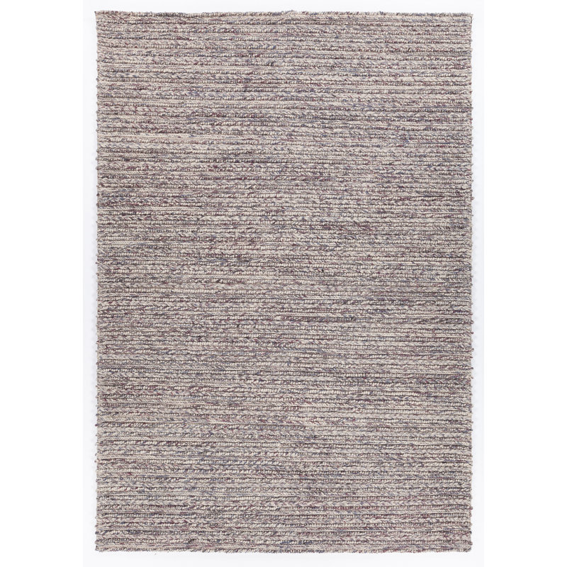 Sylvie Wool Abstract Area Rug in Beige/Brown, Rectangle 7'9" x 10'6"