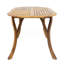 Table de salle à manger 70 "en bois avec une finition extérieure ombrée