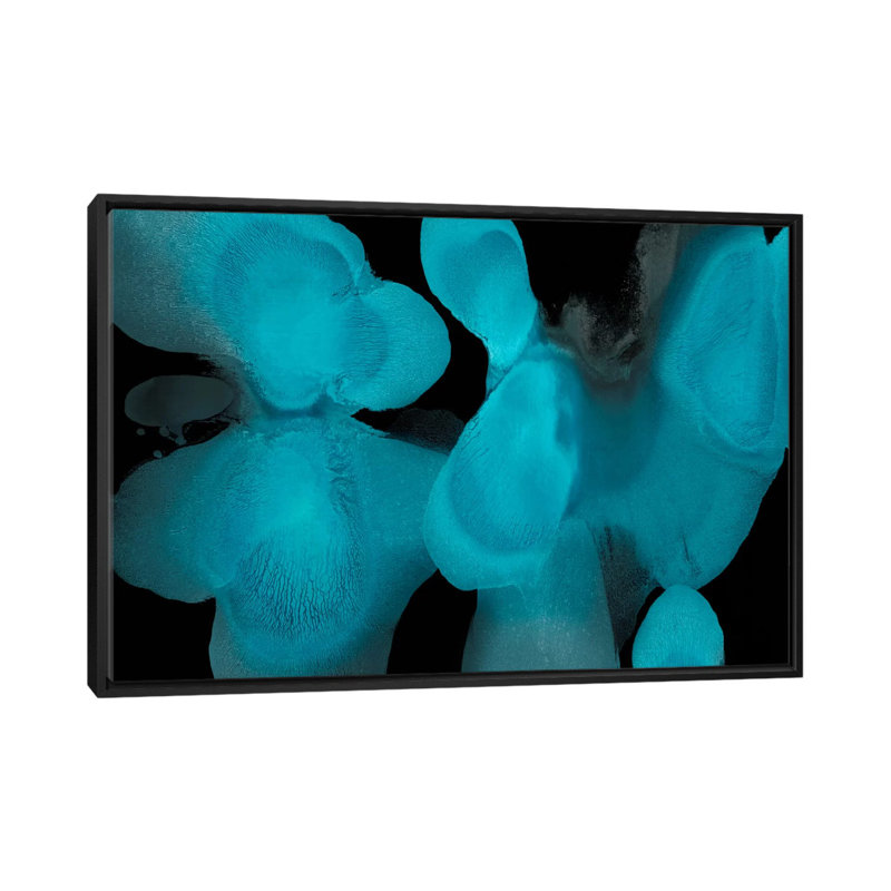« instinctive », reproduction d’art sur toile, H 18 po x l 26 po x P 1,5 po, Toile avec cadre flottant noir, Pas de tapis