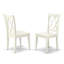 L'ensemble de mobilier de salle à manger 3 pièces comprend une table de cuisine ronde avec piédestal et 2 chaises en lin, blanc lin-1717256072-1717256071-1717256070